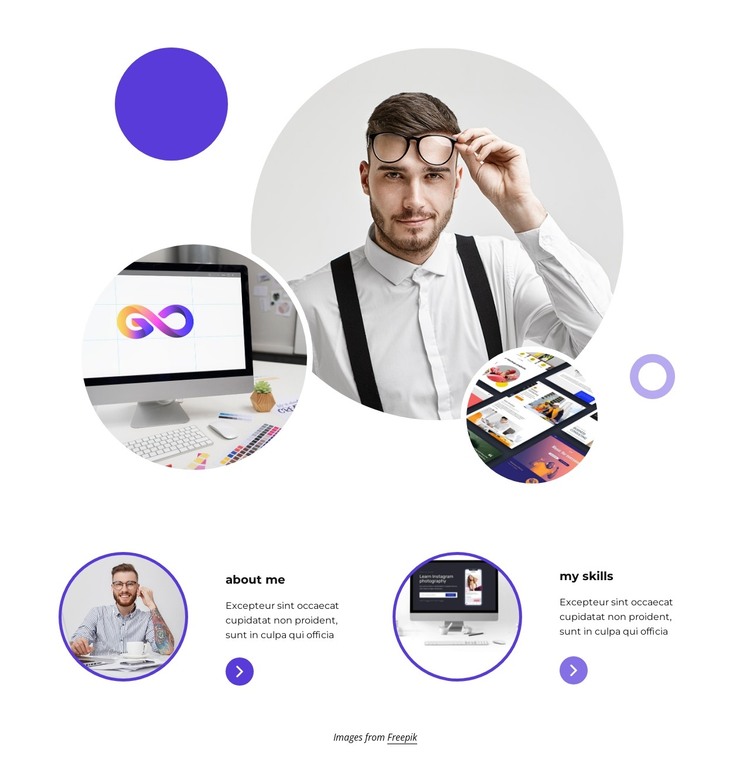The power of design HTML Template