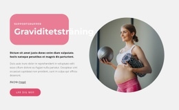 Fantastisk Webbdesign För Graviditetsträningar