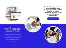 Kreativní Blog - Krásná Šablona Kolekce Barev