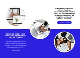 Kreativer Blog - Website-Builder