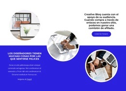 Blog Creativo - Plantillas De Sitios Web Adaptables