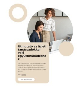 Útmutató A Tanácsadókkal Való Együttműködéshez - HTML Oldalsablon