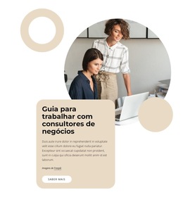 Guia Para Trabalhar Com Consultores - Melhor Design De Modelo De Site