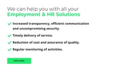 Requirements For Specialists CSS Template