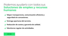 Requisitos Para Especialistas. Plantilla CSS