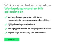 CSS-Sjabloon Voor Vereisten Voor Specialisten