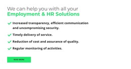 Requirements For Specialists - Exclusive WordPress Theme