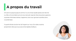 Conception De Site Web Premium Pour A Propos De Notre Métier