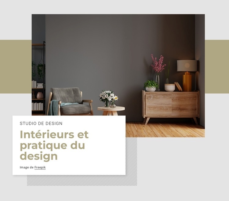 Architecture d'intérieur Design d'intérieur Conception de site Web