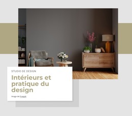 Architecture D'Intérieur Design D'Intérieur - Modèle De Page HTML