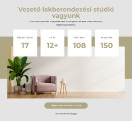 Vezető Belső Stúdió - HTML Websablon