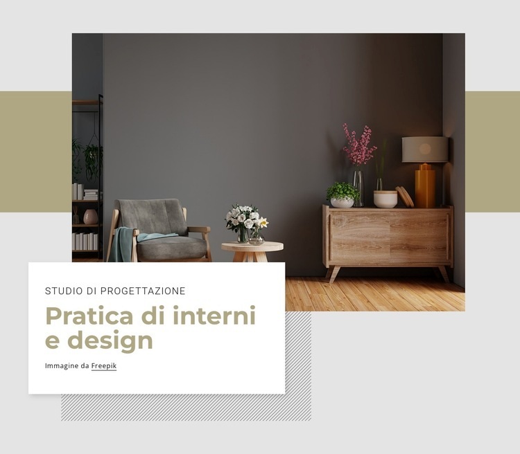 Architettura d'interni interior design Costruttore di siti web HTML