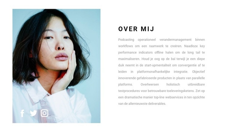 Over onze assistent Website mockup