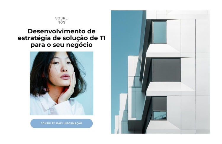 notícias do setor de TI Modelo HTML