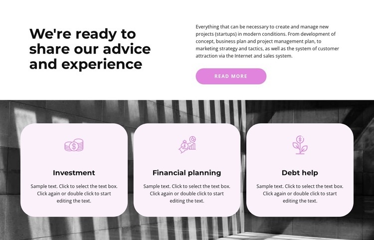 We are ready to start Squarespace Template Alternative