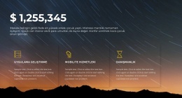 Kullanıcı Sayacı Için Açılış Sayfası Şablonu