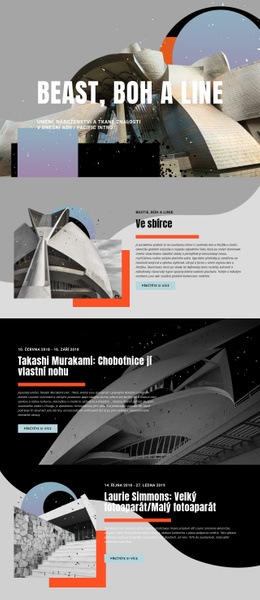 Sbírka Umění – Stažení Šablony Webu