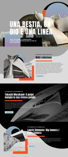 Sito WordPress Per Collezione D'Arte