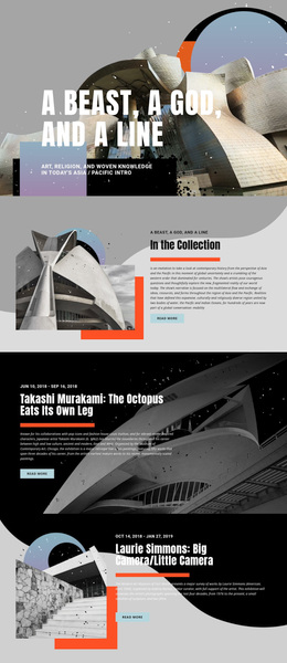 Art Collection - Personal Website Template