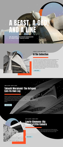 Art Collection - Website Template Download