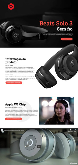 Excelente Qualidade De Música - Modelo De Site Simples