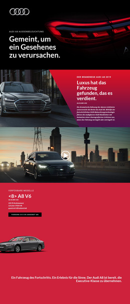 Audi Luxusautos Online-Bildung