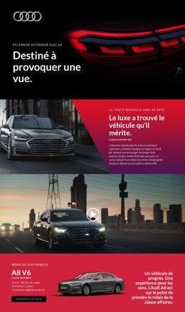 Voitures De Luxe Audi - Créateur De Sites Web Pour N'Importe Quel Appareil