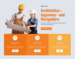 Führendes Bauunternehmen – Webseiten-Vorlage
