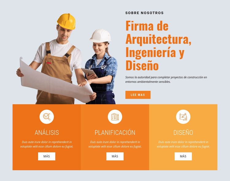 Empresa líder en construcción Plantilla CSS