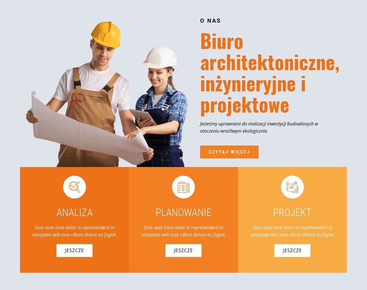 Wiodąca firma budująca Szablon HTML5