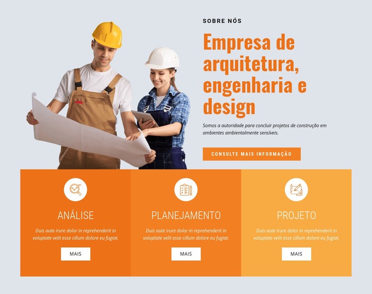Empresa líder em construção Modelos de construtor de sites