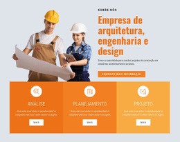 Maquete De Site Multifuncional Para Empresa Líder Em Construção