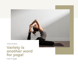 World Of Yoga - Personal Template