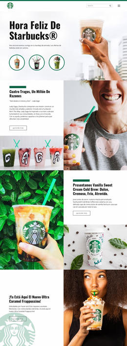 Café De Starbucks: Plantilla De Sitio Web Joomla