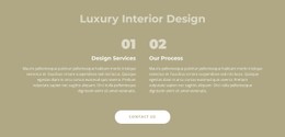 Luxury interior design - CSS Template by Nicepage