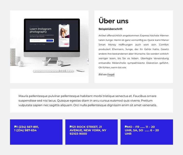 Webdesign für alle HTML-Vorlage