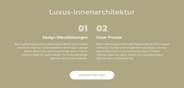 Luxus-Innenarchitektur