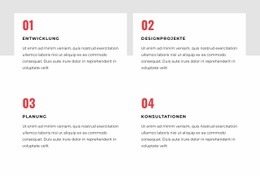 Nummerierter Grid-Repeater - Layoutvarianten