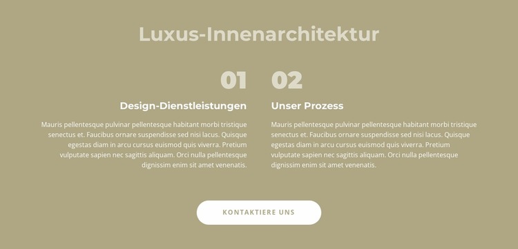 Luxus-Innenarchitektur Joomla Vorlage