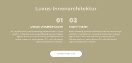 Luxus-Innenarchitektur