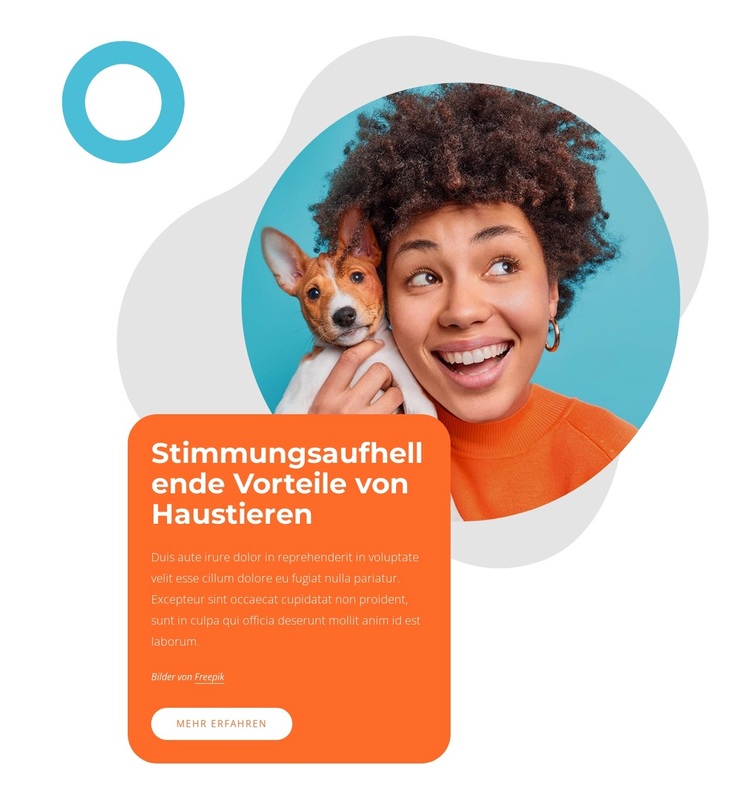 Stimmungsaufhellende Vorteile von Haustieren WordPress-Theme