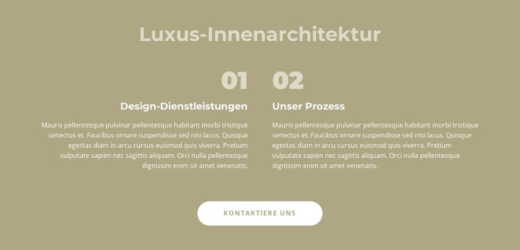 Luxus-Innenarchitektur WordPress-Theme