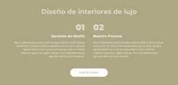 Diseño De Interiores De Lujo - Hermoso Creador De Sitios Web