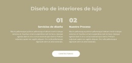 Diseño De Interiores De Lujo - Diseñador De Páginas De Destino