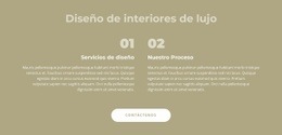 Diseño De Interiores De Lujo - Plantilla De Sitio Web Gratuita