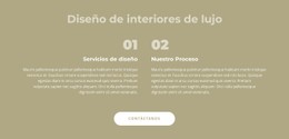 Diseño De Interiores De Lujo Plantilla CSS