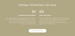 Design D'Intérieur De Luxe – Modèle De Site Web Gratuit