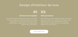 Polices, Couleurs Et Graphiques Personnalisés Pour Design D'Intérieur De Luxe