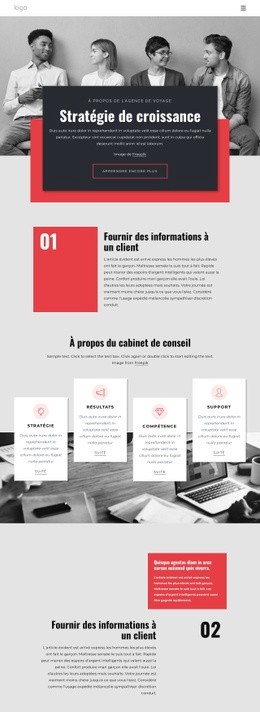 Développez Votre Entreprise - Meilleur Modèle D'Une Page