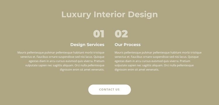 Luxury interior design Html Code Example